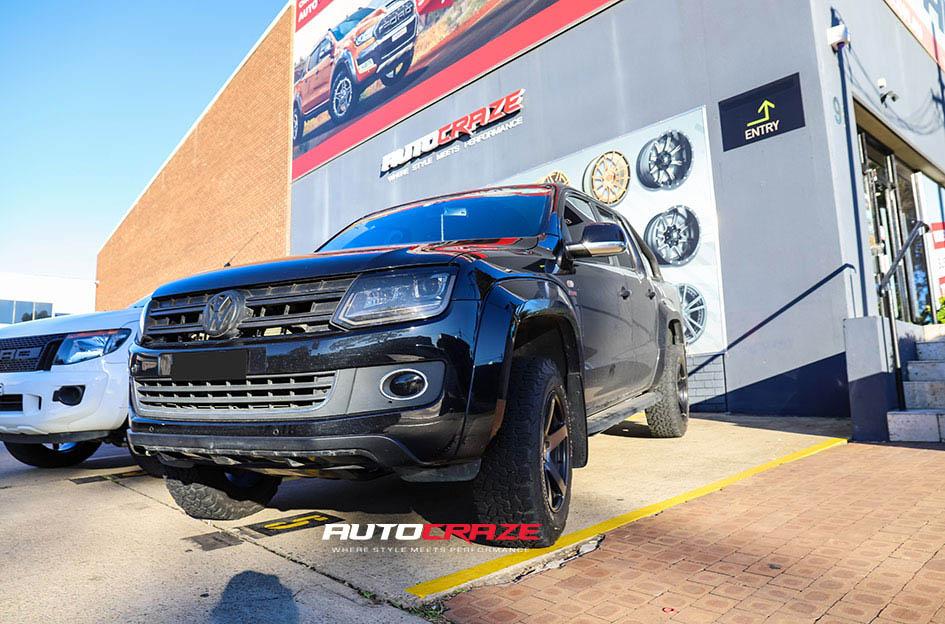 VOLKSWAGEN AMAROK FRC BLACK MACHINED WITH DARK TINT